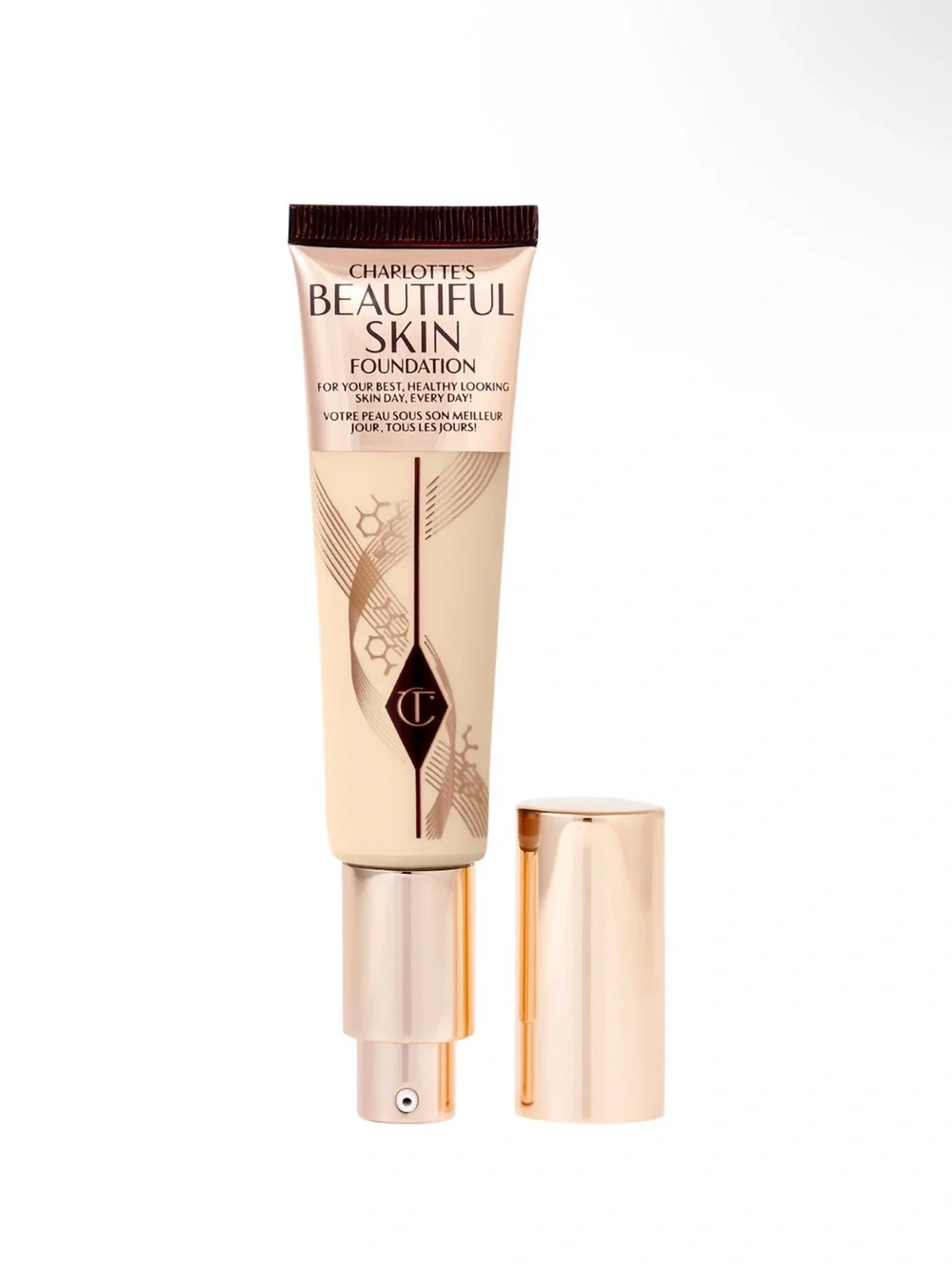 Charlotte Tilbury NEW Beautiful Skin Medium Coverage Liquid Foundation 2N